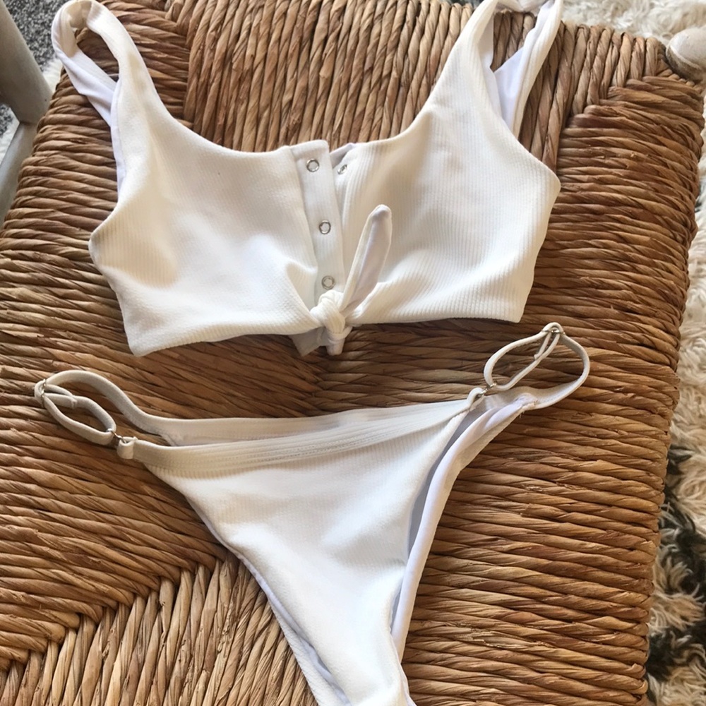 White bikini